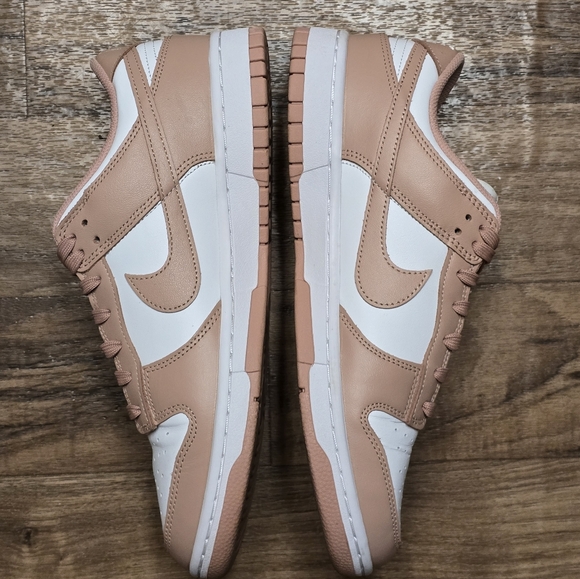 Nike Dunk Low Shoes \'Rose Whisper\' White Pink DD1503-118 Women\'s Size 11.5